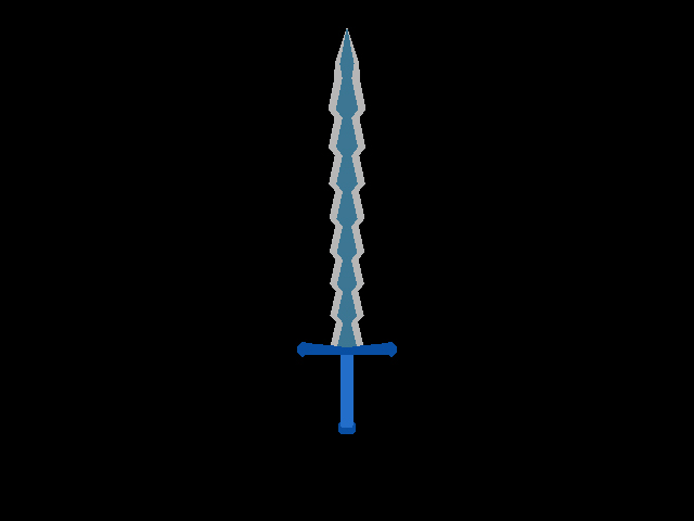 Low Poly Sword - 9