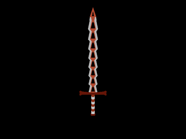 Low Poly Sword - 10