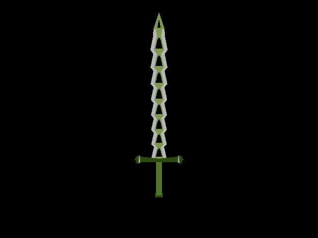Low Poly Sword - 11