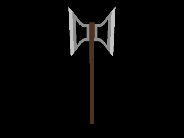 Low Poly Axe - 8