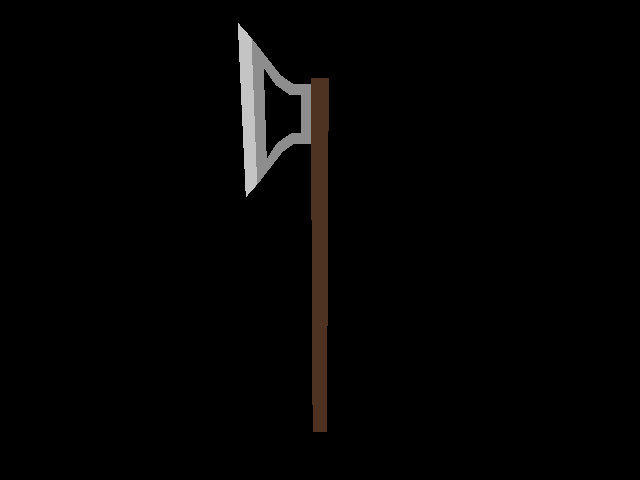 Low Poly Axe - 9