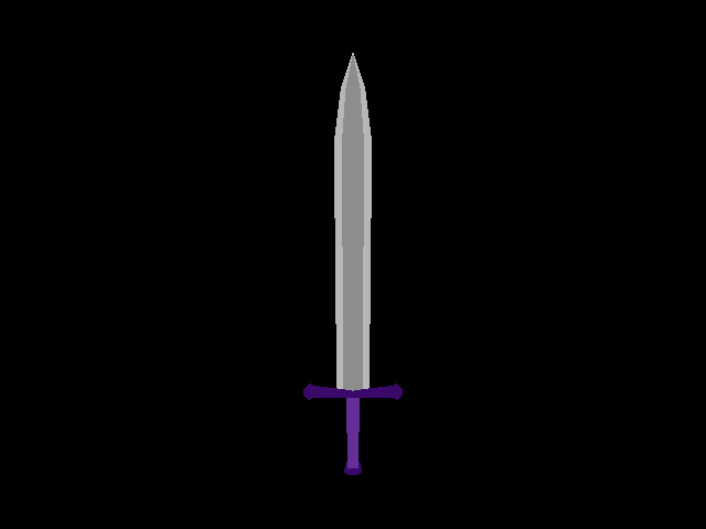 Low Poly Sword - 8