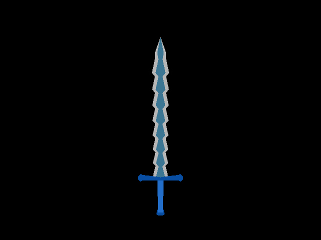 Low Poly Sword - 9