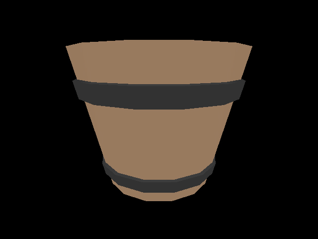 Wooden Bucket - 1