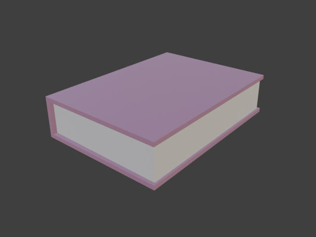 LowPoly Book - 3