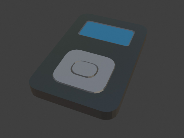 LowPoly MP3 Player - 1