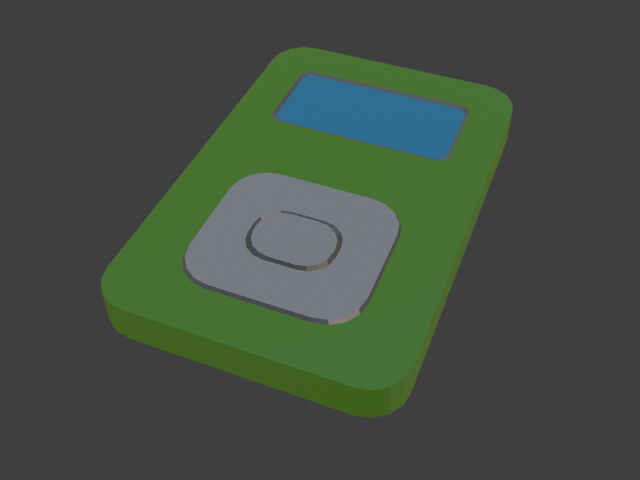 LowPoly MP3 Player - 2