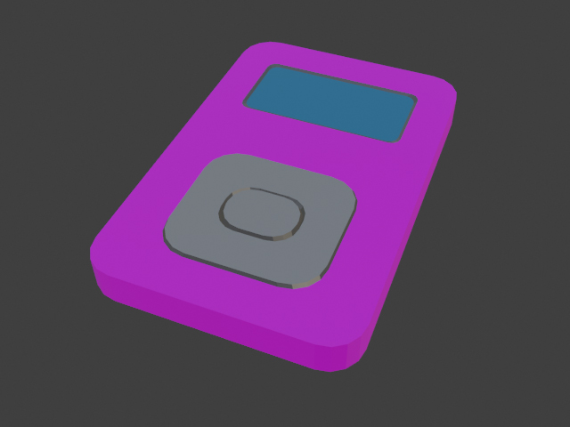 LowPoly MP3 Player - 4