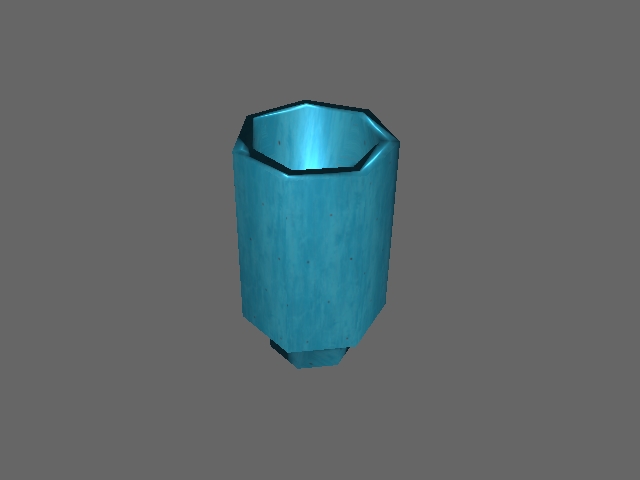 LowPoly_TrashCan_1_Blue