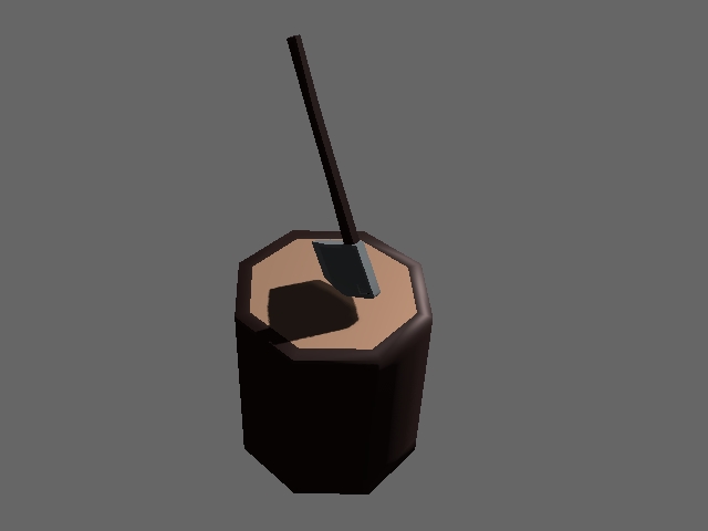 lowpoly_log_with_axe