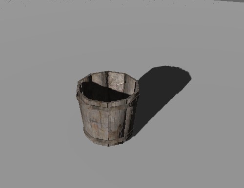 Wooden bucket